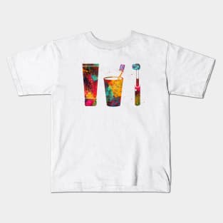 Dental care tools Kids T-Shirt